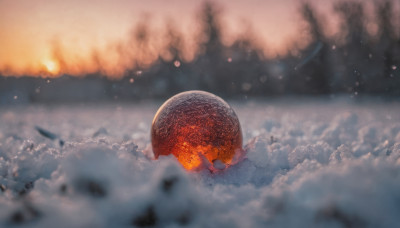 sky, cloud, signature, blurry, no humans, depth of field, fire, scenery, space, explosion, planet, earth (planet)