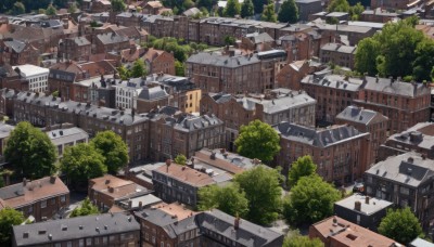 outdoors,day,tree,no humans,window,from above,building,scenery,stairs,city,road,cityscape,house,chimney,ground vehicle,motor vehicle,snow,car,rooftop,real world location