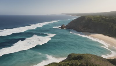 outdoors,sky,day,cloud,water,no humans,ocean,beach,scenery,rock,mountain,sand,horizon,waves,landscape,shore,tree,nature,island