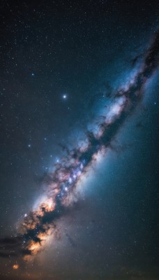 outdoors,sky,cloud,no humans,night,star (sky),night sky,scenery,starry sky,reflection,dark,milky way,star (symbol),tree,space,galaxy