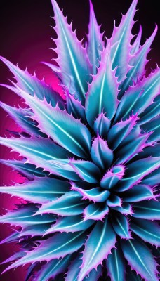 solo,simple background,flower,gradient,gradient background,no humans,glowing,black background,purple background,blue flower,aura,pokemon (creature),leaf,pink background,fins