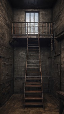 day,indoors,no humans,window,sunlight,scenery,wooden floor,stairs,door,railing,chair,desk,wall,hallway