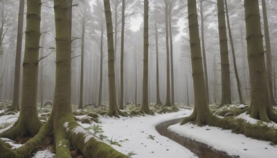 outdoors,day,tree,no humans,grass,nature,scenery,snow,forest,road,winter,bare tree,path,plant,landscape