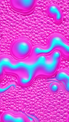 no humans,pink background,scenery,pink theme,purple theme,colorful,abstract,blue eyes,glowing