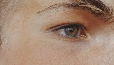 solo,looking at viewer,1boy,brown eyes,male focus,eyelashes,traditional media,close-up,1other,realistic,eye focus,no humans,portrait,brown theme