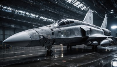 indoors,signature,military,no humans,window,scenery,flying,science fiction,realistic,aircraft,military vehicle,airplane,vehicle focus,spacecraft,lights,jet,fighter jet