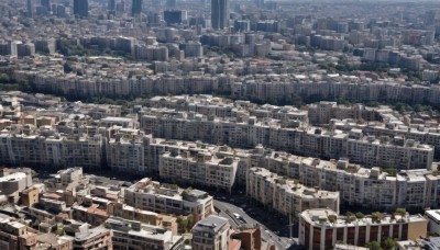 outdoors,tree,no humans,from above,building,scenery,city,cityscape,skyscraper,rooftop,real world location