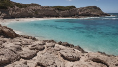 outdoors,sky,day,cloud,water,blue sky,no humans,ocean,beach,scenery,rock,mountain,sand,horizon,river,landscape,shore,waves