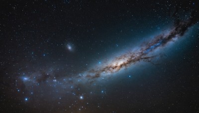 outdoors,sky,cloud,tree,no humans,night,cherry blossoms,star (sky),night sky,scenery,starry sky,reflection,milky way,star (symbol),space,galaxy