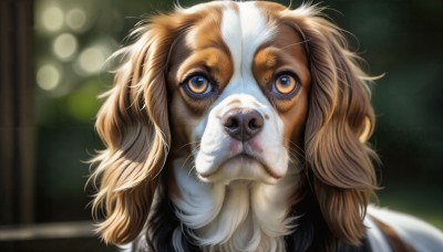 HQ,solo,looking at viewer,brown eyes,closed mouth,blurry,no humans,depth of field,blurry background,animal,cat,portrait,close-up,realistic,animal focus,whiskers,yellow eyes,facial hair,dog