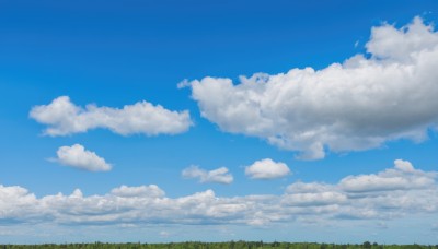 outdoors,sky,day,cloud,tree,blue sky,no humans,cloudy sky,grass,nature,scenery,field,summer,cumulonimbus cloud,forest