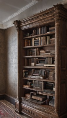 indoors,book,no humans,scenery,wooden floor,stairs,bookshelf,architecture,library,carpet,sunlight,light rays,shelf,pillar,book stack