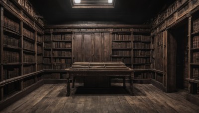 monochrome,indoors,book,no humans,window,chair,table,sunlight,scenery,light rays,wooden floor,stairs,bookshelf,sunbeam,book stack,library,ladder,voile,day,instrument,railing,piano,grand piano