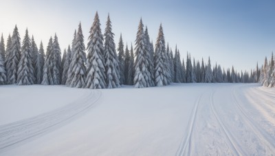 outdoors,sky,day,tree,blue sky,no humans,nature,scenery,snow,forest,mountain,winter,bare tree,landscape,pine tree,cloud,road,lake,fog