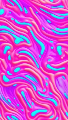 solo,no humans,pink theme,colorful,abstract,water,slime (substance),surreal