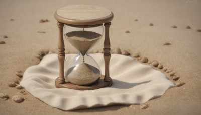 outdoors,artist name,signature,no humans,shadow,rock,realistic,sand,dirty,shell,still life,desert,blurry