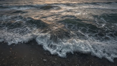 outdoors,water,no humans,ocean,from above,traditional media,beach,scenery,sand,waves,shore,military,vehicle focus