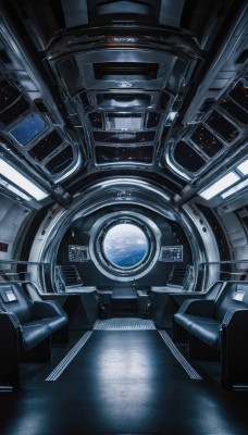 signature,no humans,star (sky),scenery,reflection,science fiction,space,planet,earth (planet),spacecraft,spacesuit,indoors,window,realistic,cable,screen