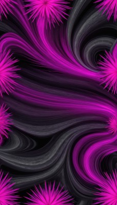 solo,no humans,purple theme,abstract,1girl,pink background,black background,pink theme