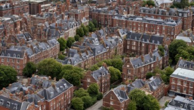 outdoors,tree,no humans,window,from above,building,scenery,stairs,city,road,cityscape,house,bridge,rooftop,town,nature,forest,real world location