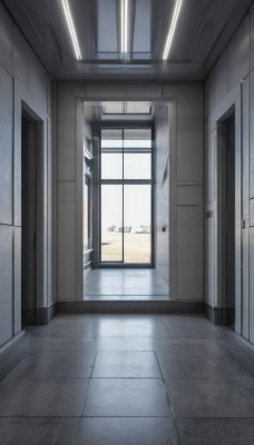 day,indoors,no humans,window,shadow,watermark,scenery,door,tiles,tile floor,school,open door,floor,hallway,sunlight,wooden floor,light,ceiling,ceiling light