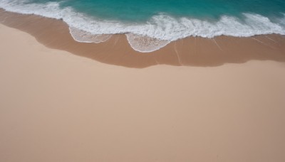 solo,outdoors,day,water,no humans,shadow,ocean,beach,scenery,sand,waves,shore,footprints