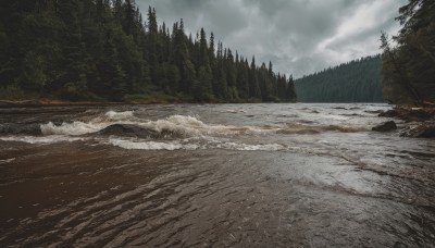 outdoors,sky,day,cloud,water,tree,no humans,beach,cloudy sky,nature,scenery,snow,forest,mountain,sand,river,landscape,shore,grey sky,overcast,pine tree,ocean,waves