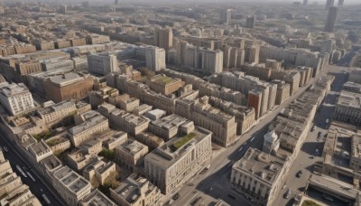 outdoors,tree,no humans,from above,building,scenery,city,cityscape,bridge,river,rooftop,road,skyscraper