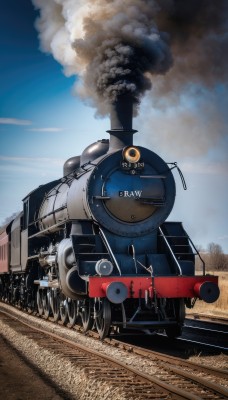 outdoors,multiple boys,sky,day,cloud,blue sky,military,no humans,ground vehicle,motor vehicle,smoke,realistic,aircraft,military vehicle,airplane,tank,vehicle focus,damaged,caterpillar tracks,railroad tracks,war,weapon,tree,grass,turret,cannon,machine gun,train,world war ii,wheel