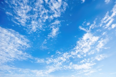 monochrome,outdoors,sky,day,cloud,blue sky,no humans,cloudy sky,scenery,blue theme