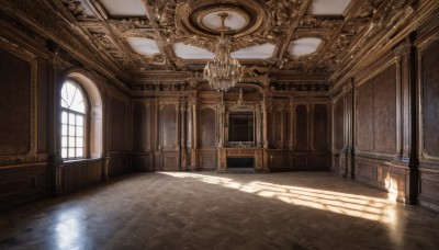 day,indoors,no humans,window,shadow,sunlight,cat,scenery,reflection,light rays,stairs,door,light,architecture,pillar,hallway,church,arch,reflective floor,chandelier,chair,candle,ceiling,candlestand