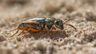 blurry, no humans, depth of field, animal, bug, flying, realistic