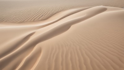 1girl,solo,nude,water,no humans,close-up,sand,brown theme,desert,breasts,large breasts,comic