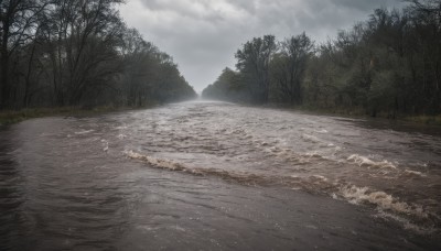 outdoors,sky,day,cloud,water,tree,no humans,cloudy sky,grass,nature,scenery,forest,river,landscape,grey sky,overcast,road