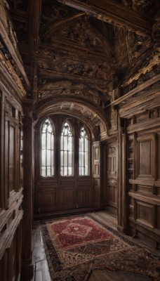 day,indoors,no humans,window,sunlight,scenery,wooden floor,stairs,door,architecture,pillar,ceiling,hallway,carpet,church,arch,rug,chandelier