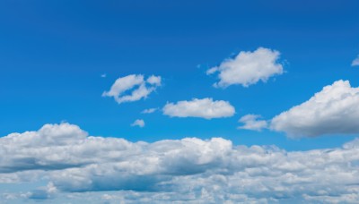 monochrome,outdoors,sky,day,cloud,blue sky,no humans,cloudy sky,scenery,blue theme,above clouds