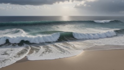 outdoors,sky,day,cloud,water,blue sky,no humans,ocean,beach,cloudy sky,scenery,sunset,mountain,sand,sun,horizon,waves,landscape,shore,sunrise,desert,bird