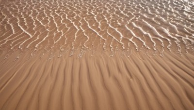 monochrome,outdoors,water,no humans,ocean,from above,traditional media,beach,scenery,sand,shore,brown theme,orange theme,comic,close-up,emphasis lines,wooden floor