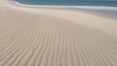 outdoors,sky,water,no humans,ocean,traditional media,beach,scenery,sand,horizon,shore,desert,day,cloud,blue sky