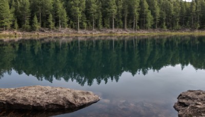 outdoors,sky,day,water,tree,no humans,grass,nature,scenery,forest,reflection,rock,river,landscape,lake,cloud,signature,blue sky,ocean,horizon