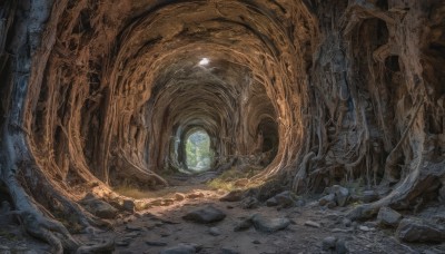 outdoors,indoors,tree,no humans,window,sunlight,nature,scenery,forest,rock,fantasy,ruins,pillar,cave,moss,plant,light,space,planet,stone