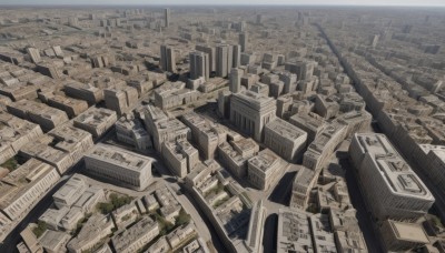 outdoors,tree,dutch angle,no humans,from above,building,scenery,city,cityscape,rooftop,sky,day,cloud,ocean,horizon,road,river,skyscraper,landscape