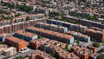 outdoors,day,tree,no humans,from above,building,nature,scenery,city,cityscape,river,forest,road,real world location