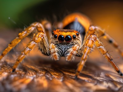 solo,looking at viewer,open mouth,blue eyes,full body,blurry,pokemon (creature),no humans,depth of field,blurry background,fangs,bug,claws,monster,realistic,antennae,dust,spider,animal,animal focus