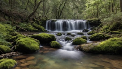 outdoors,day,water,tree,no humans,plant,nature,scenery,forest,rock,river,waterfall,moss,stream