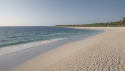 outdoors,sky,day,water,tree,blue sky,no humans,ocean,beach,nature,scenery,sand,horizon,landscape,shore,cloud,waves