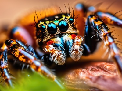 blurry,no humans,depth of field,blurry background,bug,realistic,antennae,whiskers,solo,looking at viewer,blue eyes,wings,pokemon (creature),glowing,cat,monster