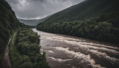 outdoors,sky,day,cloud,water,tree,no humans,ocean,beach,cloudy sky,nature,scenery,forest,mountain,river,waves,landscape,shore,grey sky,overcast,island