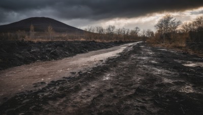 outdoors,sky,day,cloud,water,tree,no humans,bird,cloudy sky,grass,building,nature,scenery,forest,mountain,river,castle,landscape,signature,sunlight,snow,road,grey sky,overcast