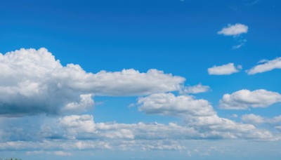 outdoors,sky,day,artist name,cloud,signature,blue sky,no humans,cloudy sky,scenery,blue theme,cumulonimbus cloud,monochrome,water,reflection,horizon